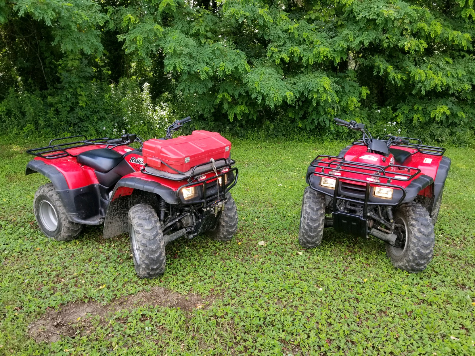 Two ATVs