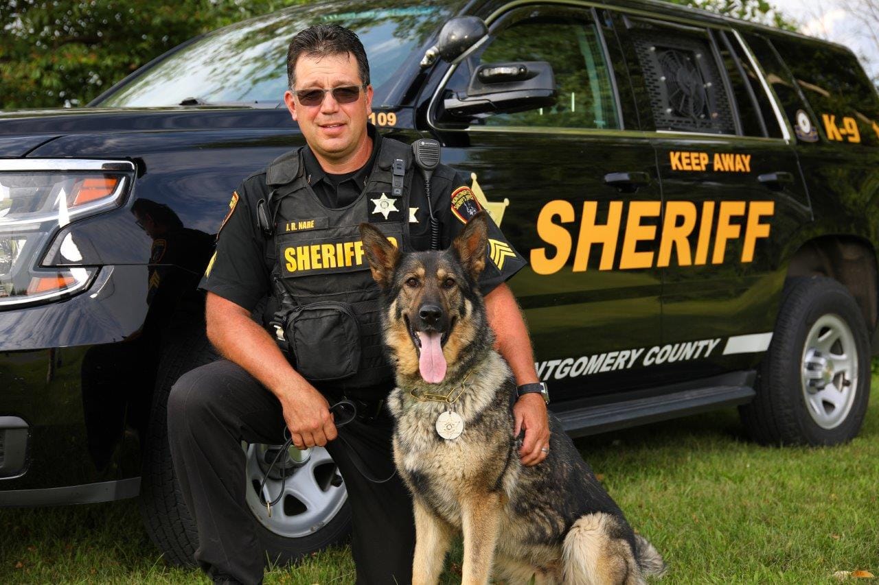 Sergeant Jason Nare & K-9 Ginger