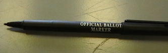 Official ballot marker